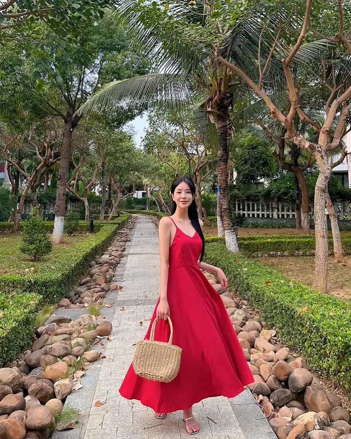 베트남 레드컬러 스타일